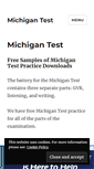 Mobile Screenshot of michigan-test.com